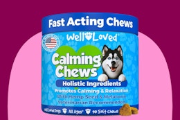 Hemp Calming Chews for Dogs Start at $13.79 After Amazon Coupon (Reg. $23+) card image