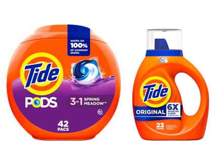 2 Tide Detergents (65 loads)