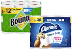 1 Bounty + 1 Charmin