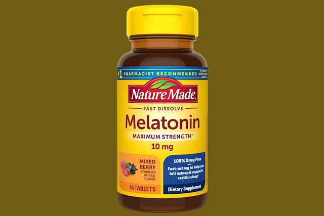Nature Made Fast Dissolve Melatonin, as Low as $2.25 on Amazon  card image