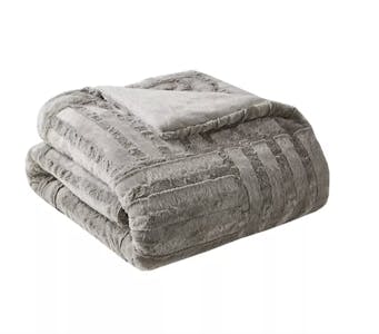 Madison Park Faux-Fur Throw