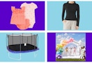 apparel trampoline bounce house collage