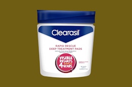 a package of clearasil acne pads