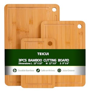 Bamboo Cutting Board Set