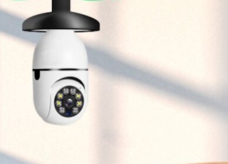 a light bulb security camera