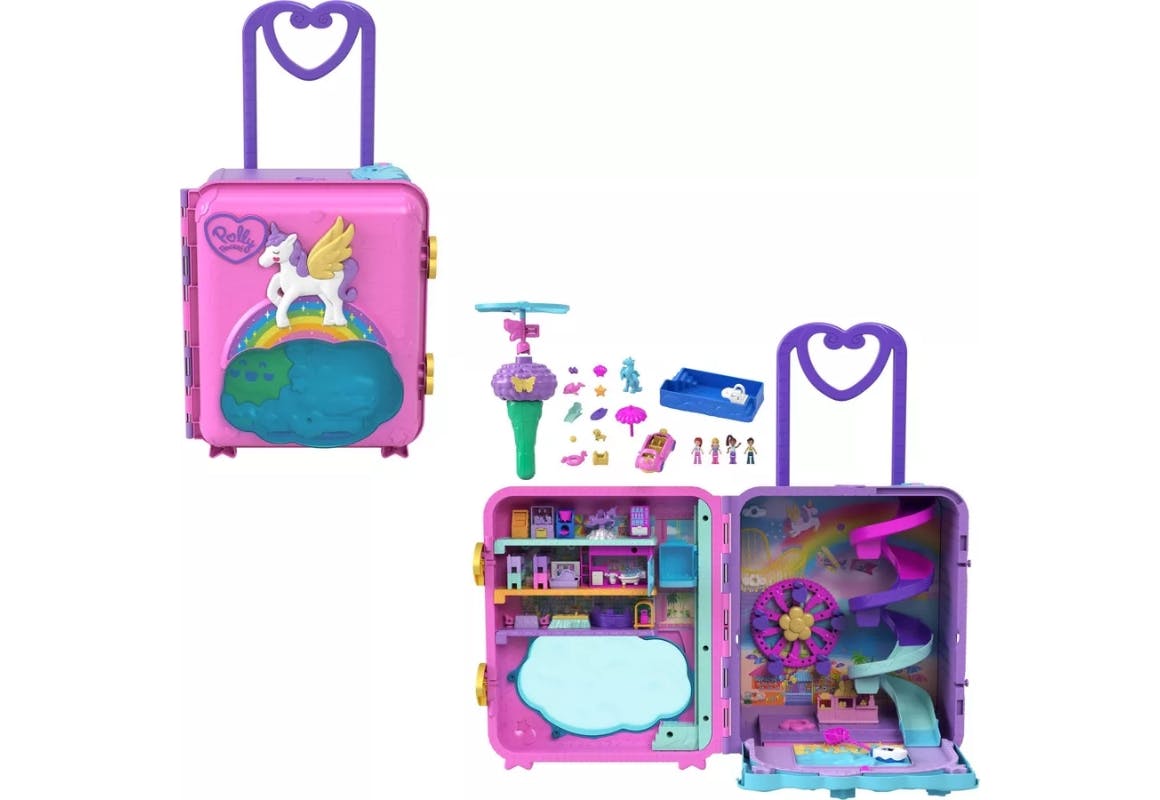 Polly Pocket Dolls Resort Roll Away Playset