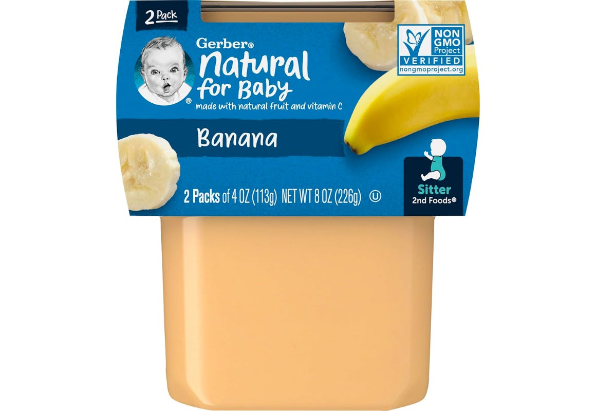 4 Gerber Baby Food 2-Packs