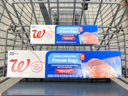 walgreens food storage bags in cart