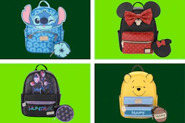 licensed character mini backpacks collage