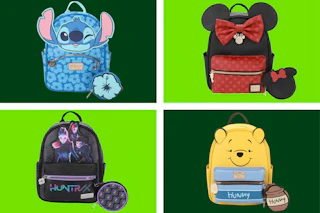 licensed character mini backpacks collage