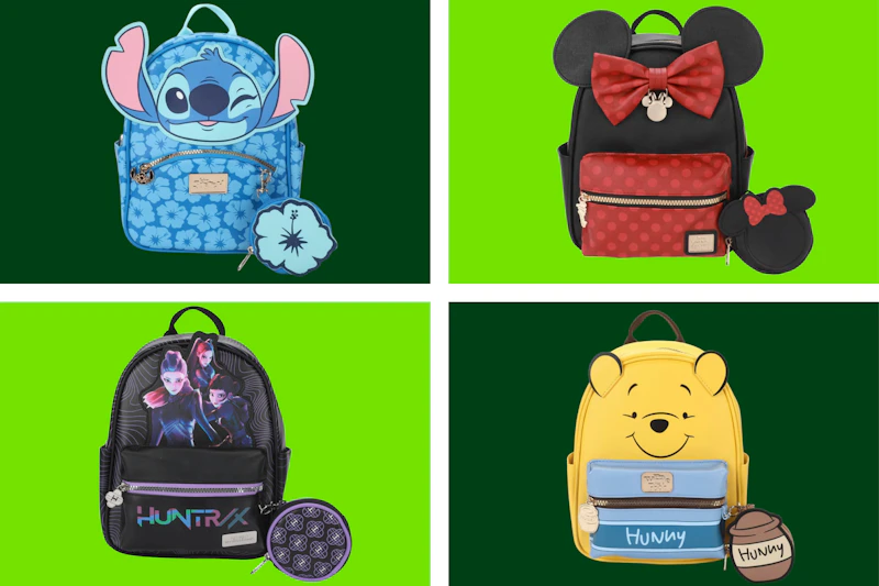 licensed character mini backpacks collage