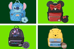 licensed character mini backpacks collage