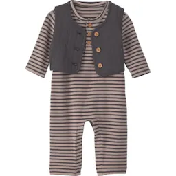 Baby Jumpsuit and Vest Set