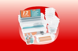 Get a 12-Piece Drawer Organizer Bin Set for Only $7 on Amazon card image