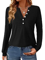 Women's Puff Long Sleeve Tunic