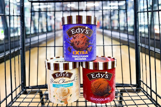 edys ice cream tubs in shopping cart