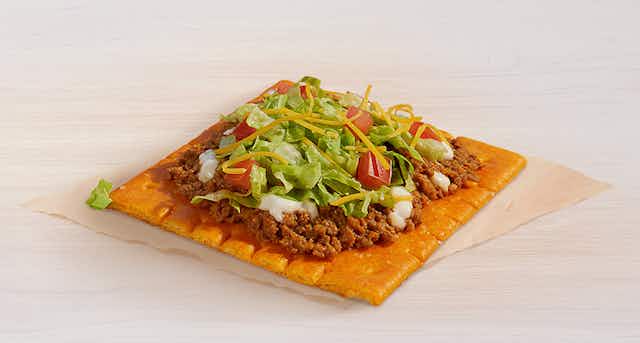 Taco Bell Cheez-It Tostada: The Next Viral Food Item? card image