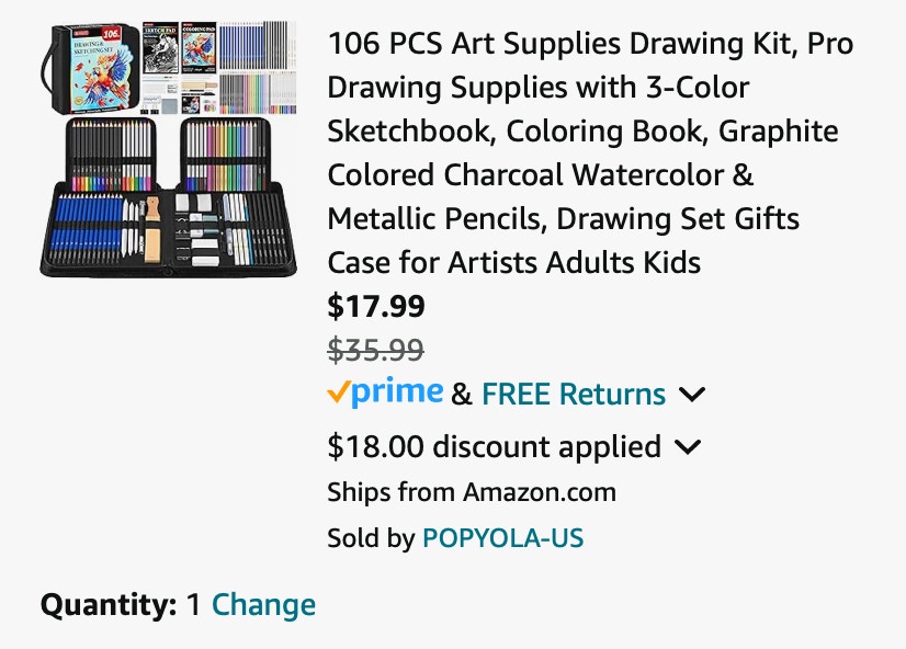 Amazon Drawing Kit 2204 2