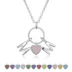 MOM Pendant Charm Necklace