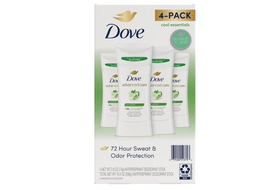 Dove Deodorant 4-Pack
