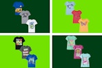 a collage of kids graphic tees