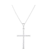 Macy's Cubic Zirconia Cross Pendant