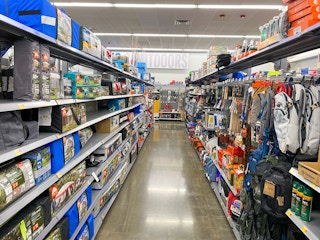 outdoor area in walmart