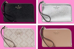 Get a Kate Spade Wristlet for $21 With Code (Reg. $99) card image