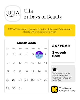 Ulta 21Days of Beauty 2026 start date