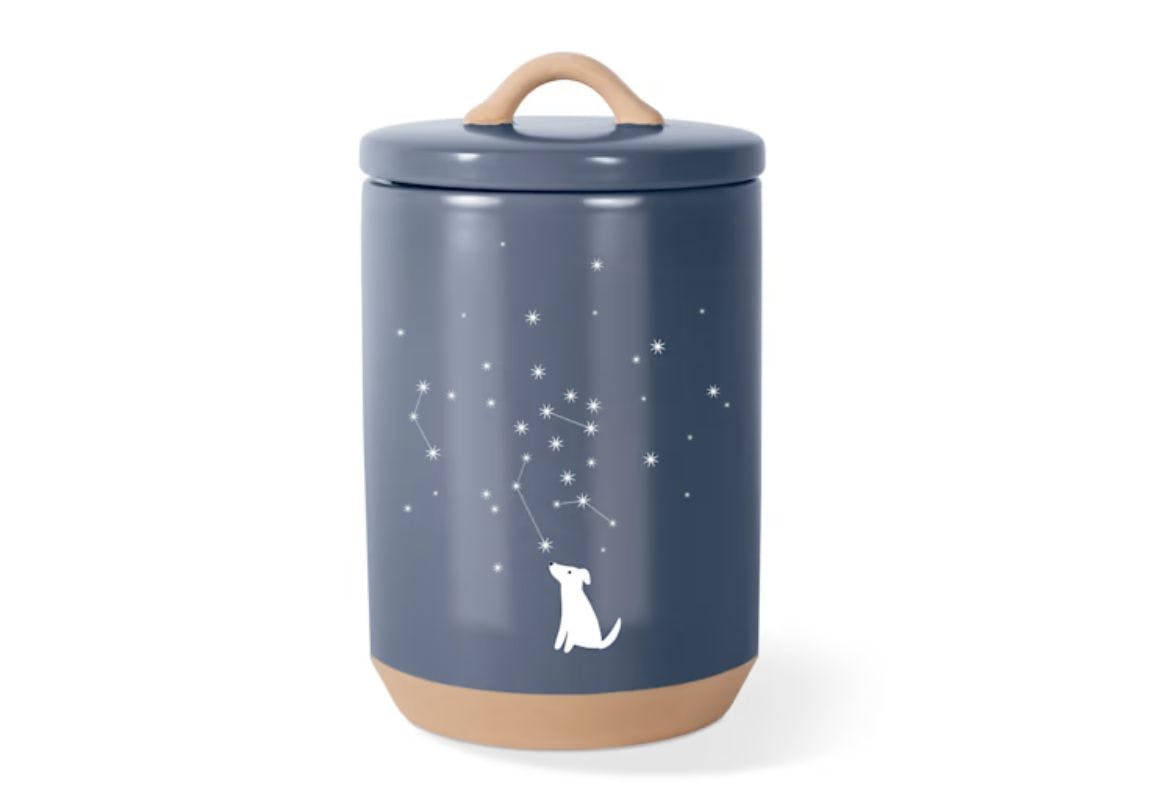 Celestial Stoneware Treat Jar