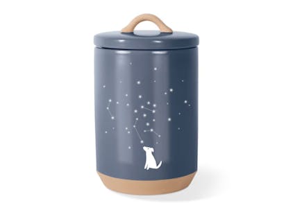 Celestial Stoneware Treat Jar