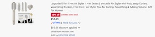 Amazon 5-in-1 Hot Air Styler 2025