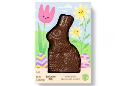 Favorite Day Sitting Chocolate Bunny