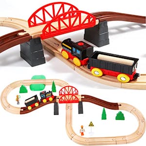 Wooden Train Set