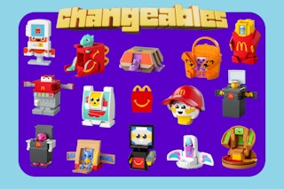 mcdonalds changeable happy meal toys