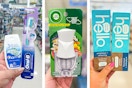 collage with crest, oral-b, air wick, and hello products
