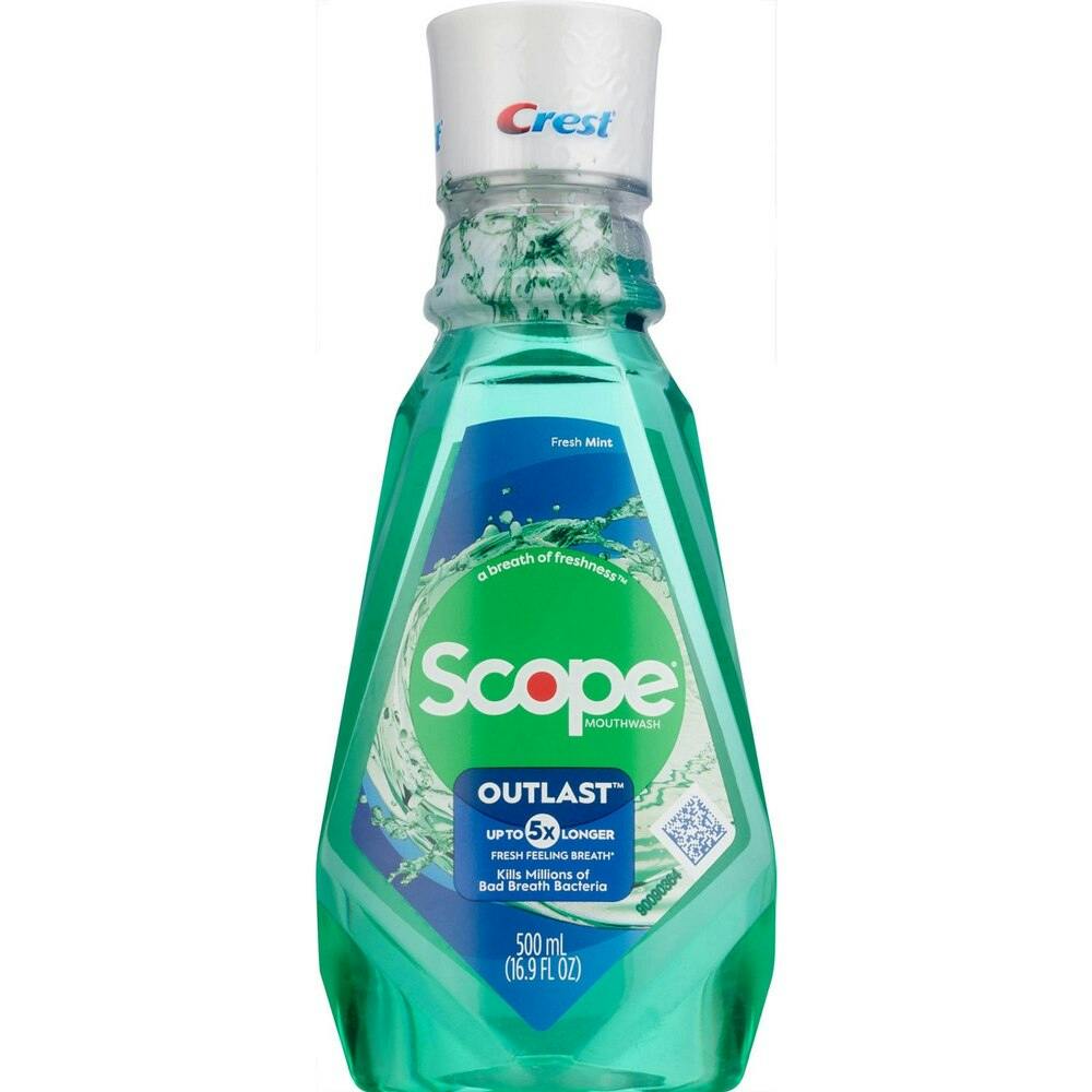 2 Scope Mouthwashes
