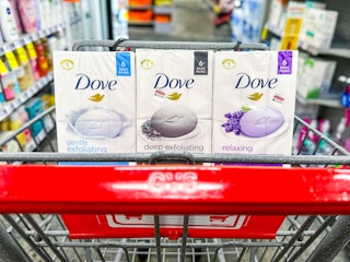 dove beauty bars in cvs cart