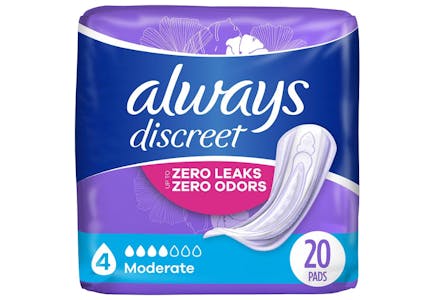 Always Discreet Pads