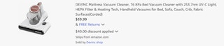 Amazon Handheld Mattress Vacuum 2025 2