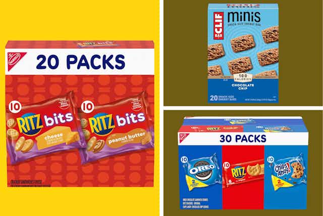 Spend $30 and Save $6 on Ritz Crackers, Nabisco Snacks, and More on Amazon  card image