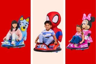 ImaginAir Ride Bumper-Car with Inflatable Characters (Bluey, Spider-Man & Minnie Mouse)