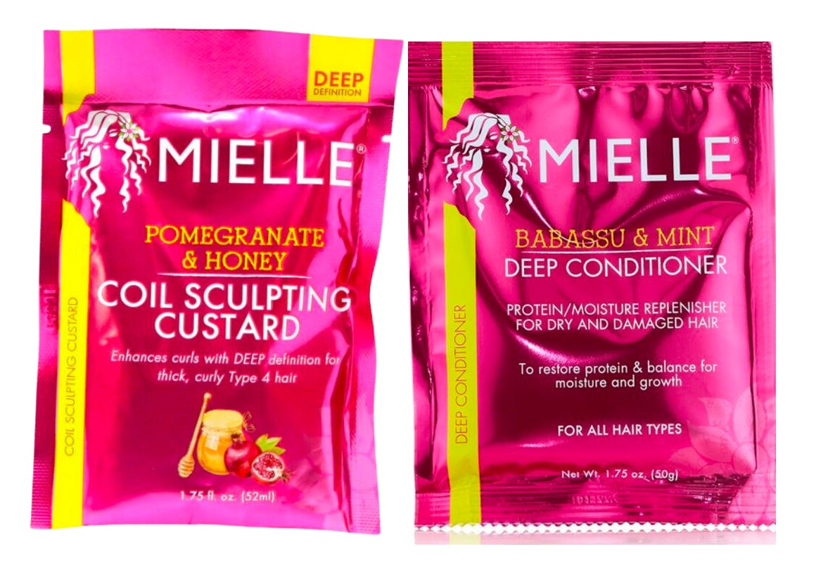 2 Mielle Hair Packets
