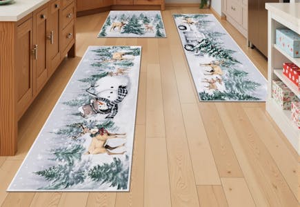 Holiday Aisle Washable Rug Set