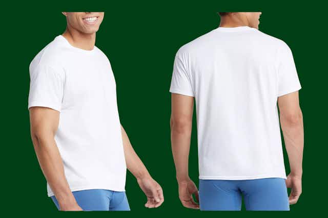 Get 6 Hanes Men's Undershirts for Just $25 at Macy's card image