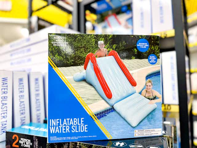 $20 Inflatable Projector Screen and $25 Water Slide at Five Below card image
