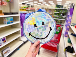 Yoobi SmileyWorld Disco Ball Lunch Tote, Only $7.59 at Target card image