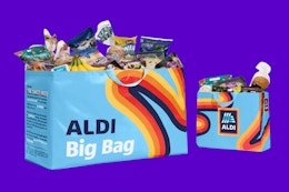 aldi big bag giveaway collage