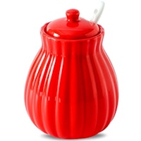 Sugar Bowl with Lid and Spoon