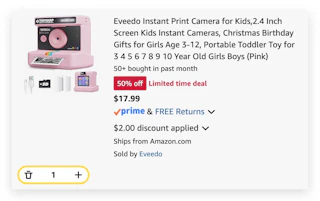 Eveedo Instant Print Camera